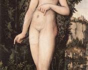 卢卡斯 伊尔 韦基奥 克拉纳赫 : Venus Standing in a Landscape